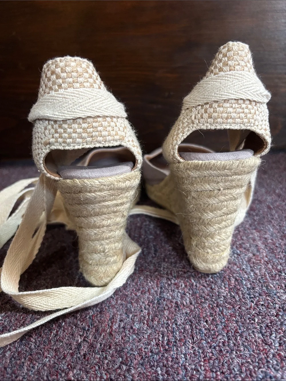Soludos Lace-Up Wedges